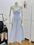 Cotton Spaghetti Straps Midi Dresses
